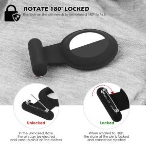 Apple Airtag Case Casing Silikon Pin Cover Pelindung Airtag Gps Tracker Holder Tahan Air Antigores