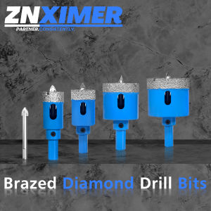 Diamond Coated Drill Bits Set Ceramic Glass Hole Saw with position drill for Glass Marble Granite Stone Porcelain