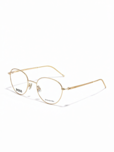 Hugo Boss | Round Simple Style Frame Glasses for Both Gender Anti-Blue Light & Prescription Compatible