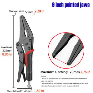 Kìm Khóa Cấp Công Nghiệp 7-10 Cờ Lê Ống Đa Năng Kẹp Chắc Chắn Sử Dụng Được Cho Cả Hai Tay Làm Từ Thép Carbon Dụng Cụ Cầm Tay Dùng Cho Sửa Chữa Ô Tô Hệ Thống Ống Nước