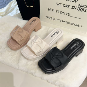 JIFANPAUL | Comfortable Elegant Summer Slippers High Heel Strap Chunky