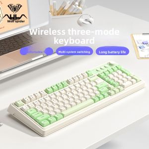 AULA-MOJING | Wireless Tri-Mode Bluetooth Wired Gaming Keyboard for Light Typing and Office Use