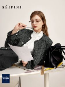 SEIFINI | Round Neck 2024 Winter New Style Jacket
