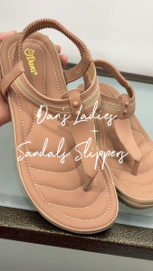 Dans Sandal Wanita / Perempuan -Hitam / Merah Jambu MY426089