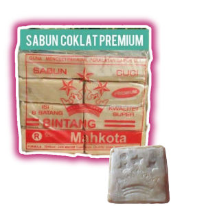 Sabun Ajaib Multifungsi Coklat Cap Bintang Mahkota Premium Isi 8 Pembersih Serbaguna