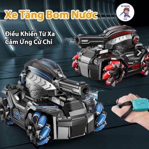 Đồ Chơi Xe Tăng Điều Khiển Từ Xa Cảm Biến Đeo Tay Và Remote 2.4Ghz Vượt Địa Hình