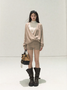 OAKMOO | Bộ Áo Sweater Lụa Len Phong Cách Thông Thái Mát Mẻ