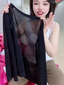 Summer Thin Office Cardigan Womens Outer Wear Knitting Ice Silk Long Sleeve Hollow Small Light Sun Protection Shirt Shawl Cardigan