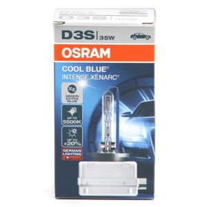 Osram | OSRAM D3S 66340CB 12/24V 35W 5500K COOL BLUE HID XENON BULB PAPER BOX XENON HEADLIGHT LAMPS