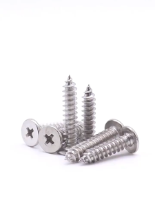 (500 PCS) Phillips Flat Head Screw Premium Zinc-Coated Countersunk Wood Screws