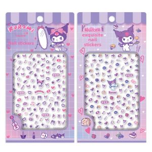 JIELI | Glow-in-the-Dark Waterproof Durable Nail Stickers Kids Cartoon Cute 5D Embossed