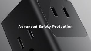 Trạm Sạc GaN Baseus PowerCombo 40W | 3 AC 2 Type-C 1 USB Bảo Vệ Quá Tải BDIP