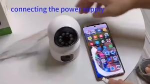 DOSEN Cctv Wireless Connect Phone indoor Dual Lens 5MP CCTV Camera  for house Wifi/4G 360 Panoramic remote monitoring camera
