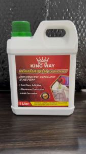 AIR RADIATOR CAIRAN PENDINGIN MESIN RADIATOR COOLANT PER BOTOL 1LITER KINGWAY