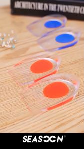 Silicone Heel Cup Pads Gel Heel Cups Plantar Fasciitis Inserts Foot Care Silica Gel Cushion Pad