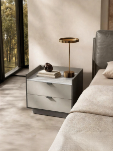 Natural Luxury Stone Minimalist Bedroom Drawer Storage Cabinet
