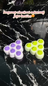 FSHL0786 Cetakan Es Lolly Bentuk Anggur Bahan Silikon Ice Lolly Mold untuk Cemilan Beku