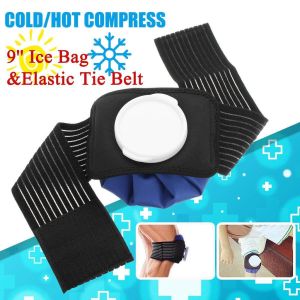 9In Reusable Ice Wrap Bag Hot Cold Therapy Sports Pack Injury First Aid Pain Relief Cold Compress Cool Fever Therapy Knee Elbows With Velcro Belt Strap