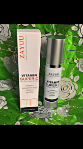 Serum ZAYUU Vitamin Super C 50ml với Vitamin C E HA Caffeine chống lão hóa toàn diện nâng cơ xóa nếp nhăn vết thâm của Mỹ