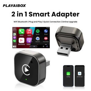 2025 NEW Wireless Carplay Adapter Android Auto 2in 1 Smart Dongle WIFI For iphone Android Phone For Volvo Benz Mg Kia Chery VW