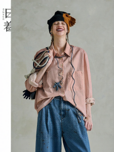 Relaxed Style Womens Shirt Pink