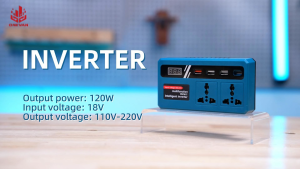 YOFIDRA 120W 300W Power Inverter DC 18V To 220V Inverter Adapter Power Supply Inverter compatible Tanzu battery For Home Appliances For Makita 18V Battery