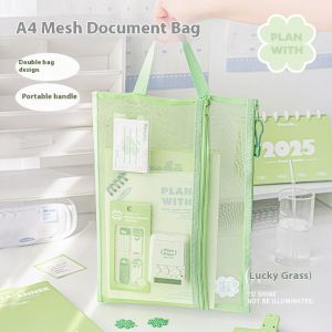Bay gấu tài liệu lưới túi có khóa kéo đóng cửa để dễ dàng tổ chức và thực hiện