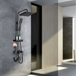 Bộ Sen Cây Tắm Đứng Nóng Lạnh(Kiểu vuông) Bộ Sen cây tăng áp lõi nước mạnh