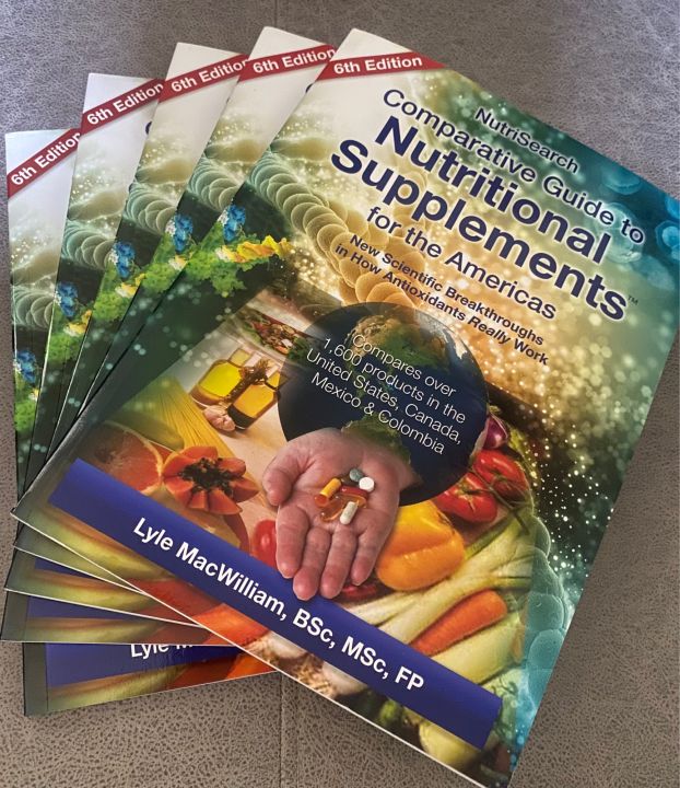 5 books of NutriSearch Comparative Guide to Nutritional