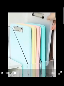 【SKIT SG】A4 Plastic Clipboard with Storage Clipboard Binder School Stationary Clip Board Space Saving Paper Clip Board A4 Plastic Board Clip File Box PP Transparent Office Supplies Organizer Box For Document Storage And Reading