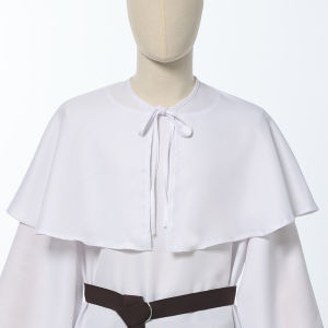 Medieval Mini Cape Gothic Halloween Cape Warrior LARP Renaissance Cloak