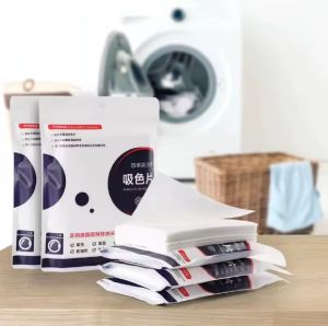 Laundry Washing Papers Piece Anti Dyed Cloth Piece Laundry Grabber Cloth  Dyeing Cloth Piece 50pcs