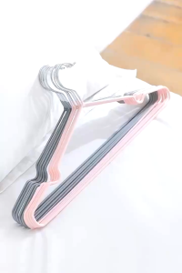 Hanger Premium 20cmx40cm Bold Steel Hanger  Non Slip Clothes Hanger Adult Stainless Steel Anti Slip Resistant Wide Shoulder Hanger Non Slip Multifunctional OutdoorDrying Rack