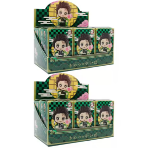 Bandai | Demon Slayer Figure Mystery Box Kamado Tanjirou Kamado Nezuko Collection Random Anime Gift Surprise Box for Fans