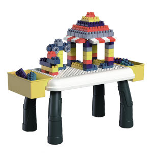 150pcs block Joints Building Blocks Construction Sets Interlocking Maze with table Set Kids Motor Skills