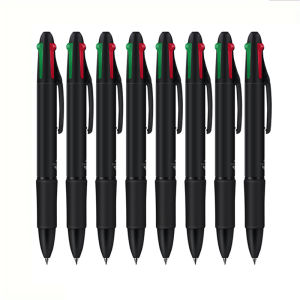 ปากกาลูกลื่นหลากสี 0.7 มม.ปากกาสี 4 in 1 ปากกาหมึกสําหรับเขียน Officeอุปกรณ์นักเรียน