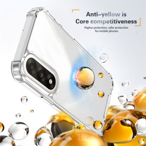 Oneplus Nord 5 CPH2709 Case Shockproof Silicone Bumper Air Cushion Clear Matte Back Cover Hard Phone Case for One Plus Nord5 5G