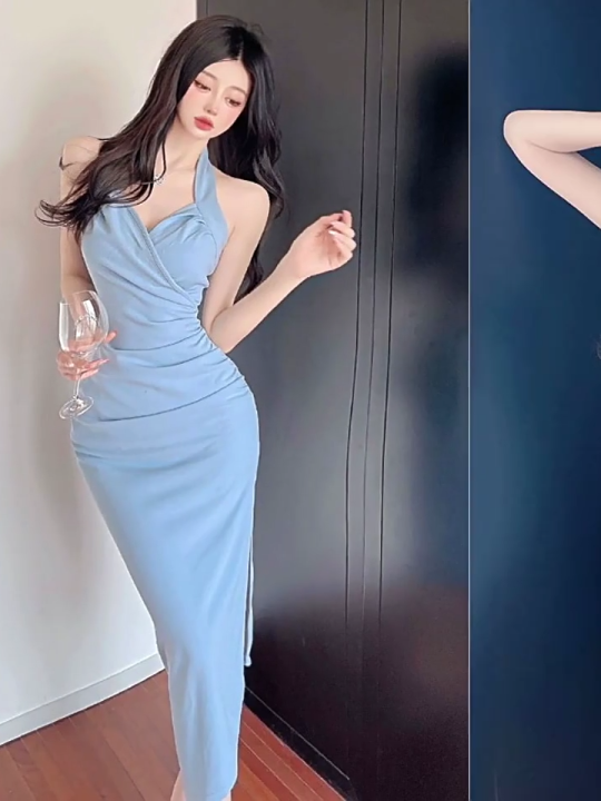 green bodycon dress zara Korean Ariana Stripe Bodycon Dress – LastWardrobe Singapore main image 0