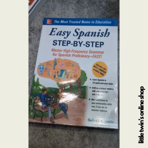 Easy Spanish Step-By-Step (Barbara Bregstein) | One Week Spanish Mastery | Booklet Size | Softbind