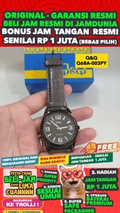 Jam Tangan QnQ Q68A-003PY Pria Original