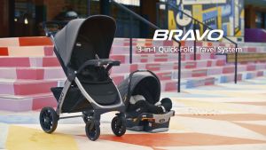 Chicco Bravo Trio Travel System (Stroller + Car Seat) / Kereta Dorong Bayi / Kereta Bayi / Stroller Baby / Stroller Bayi Lipat Travelling / Stroller Lipat / Stroller Bayi / Car Seat Bayi / Car Seat Anak / Tempat Duduk Bayi di Mobil