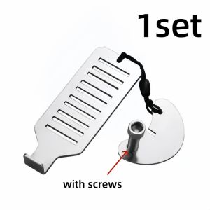 Portable Stainless Steel Door Lock Hardware Safe Security Tool Safety in Room Door Stopper Hotel Room Buckle Anti Opening Device