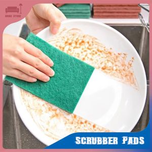 Thickened Scouring Pad Kitchen Household Dishwashing Block Double Sided Cleaning Cloth Magic Eraser Wear Resistant Scrub Cloth