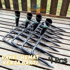 Alat Garuk Sampah Gigi 8 Besi Beton Super Tajam