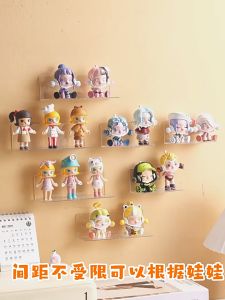 Wall Mounted Blind Box Storage Display Stand Bubble Marte Acrylic Hand Storage Box Transparent Small Display Stand
