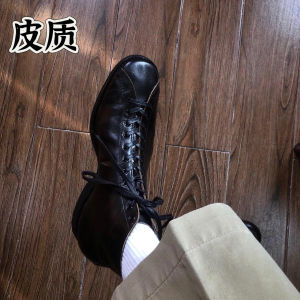 Retro High-Top Motorcycle Boots Mens Work Shoes Martin Boots Short Tube American Boxer Boot Riding Gear Leather Patchwork