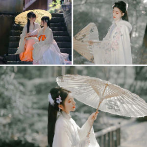 Mũi Dù Vải Lụa Cổ Điển Chống Nắng Chống Mưa Cho Nữ Chụp Ảnh Phong Cách Trung Hoa Truyền Thống Biểu Diễn Trang Phục Hanfu Phụ Kiện Chụp Ảnh