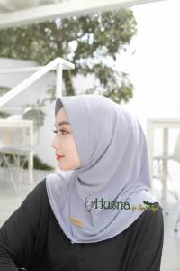 Hijab Sporty HUSNA Bahan Jersey premium /jilbab olahraga ped antem