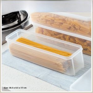 Japanese Style Kitchen Plastic Storage Box for Utensils Noodles Preservation Container Chopsticks Holder Pasta Storage Case
