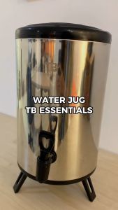 MM - Water Tank Jug Milk Tea Stainless Steel - Dispenser Minuman Juice Teh Kopi - Thermos Air Minuman Dengan Kran Food Grade